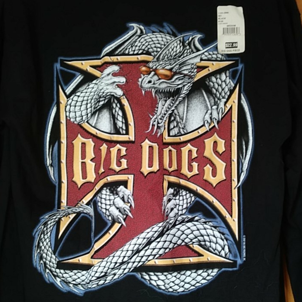 Big Dogs Dragon Long Sleeve T Medium